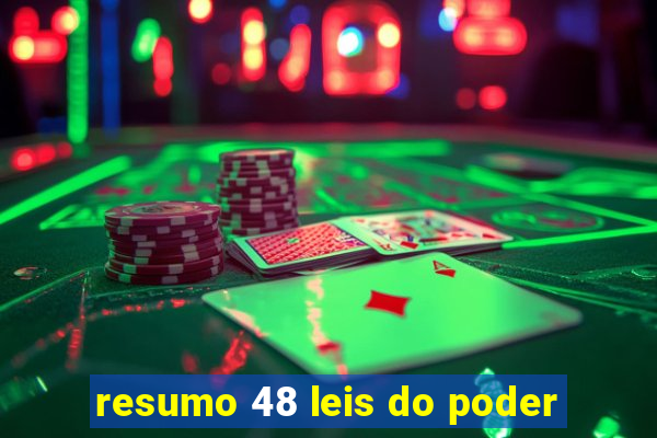 resumo 48 leis do poder